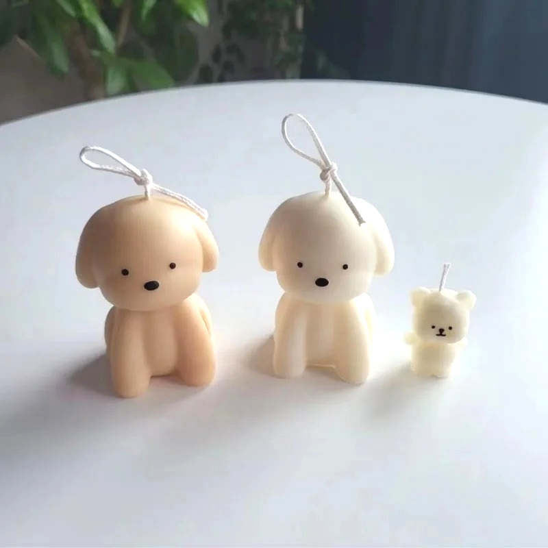 Soap Making Book For Beginners - 3D Puppy Scented Candle Silicone Mold