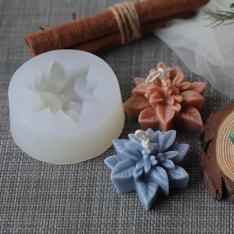 Soap Making Gel - New Creative Flower Shape Mold Christmas