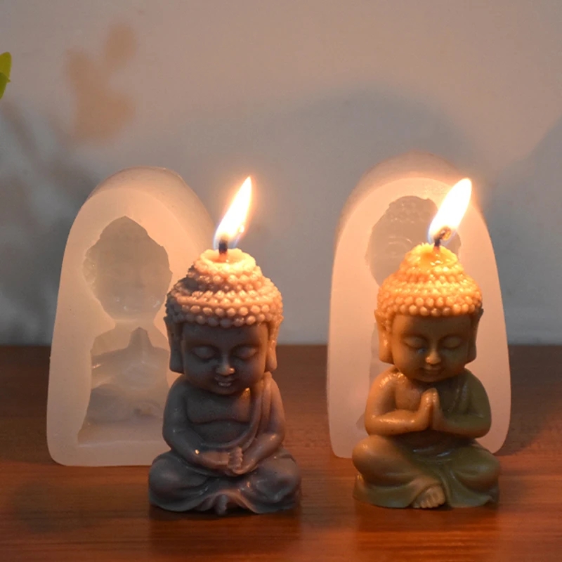 3D Buddha Silicone Candle Mold - Soap Making Process บทวิจารณ์และราคา