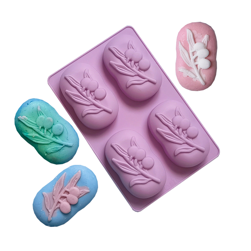 4 Cavities Oval Olive Tree Sil - Soap Making Book For Beginners บทวิจารณ์และราคา