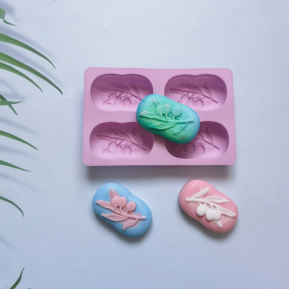4 Cavities Oval Olive Tree Sil - Soap Making Book For Beginners บทวิจารณ์และราคา
