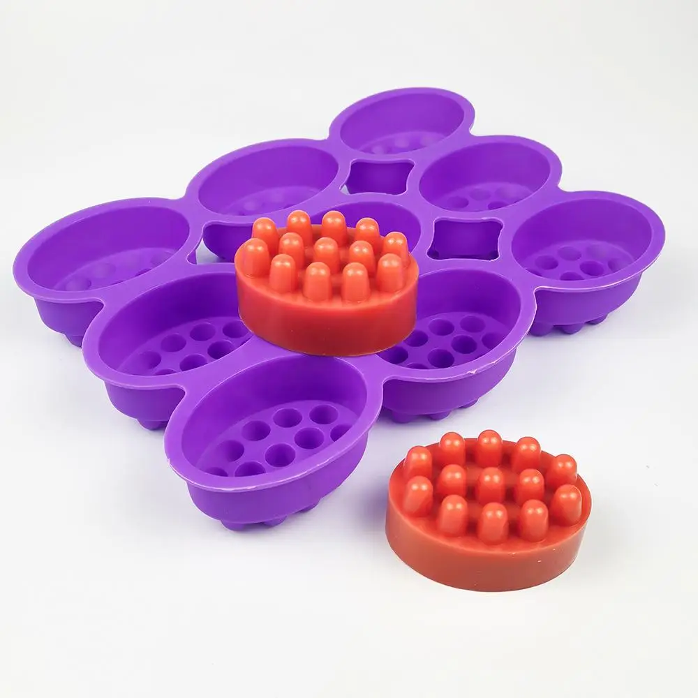 2 Hole Silicone Soap Mold Oval - Soap Making Game บทวิจารณ์และราคา