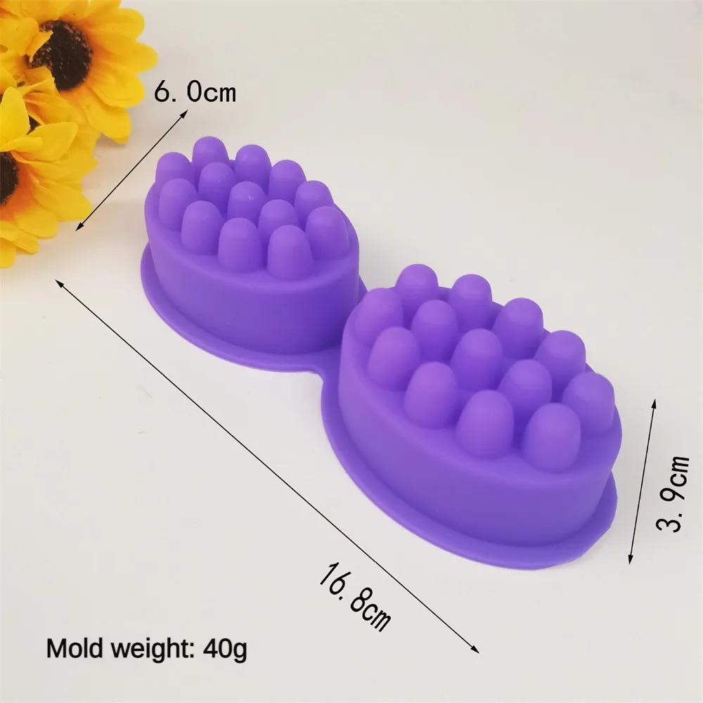 2 Hole Silicone Soap Mold Oval - Soap Making Game บทวิจารณ์และราคา