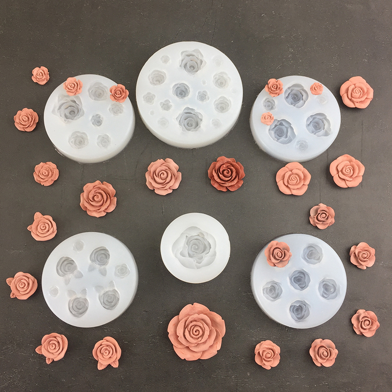 3D Rose Flower Shape Leaf Sili - Soap Making Utensils บทวิจารณ์และราคา