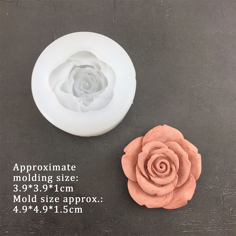 3D Rose Flower Shape Leaf Sili - Soap Making Utensils บทวิจารณ์และราคา
