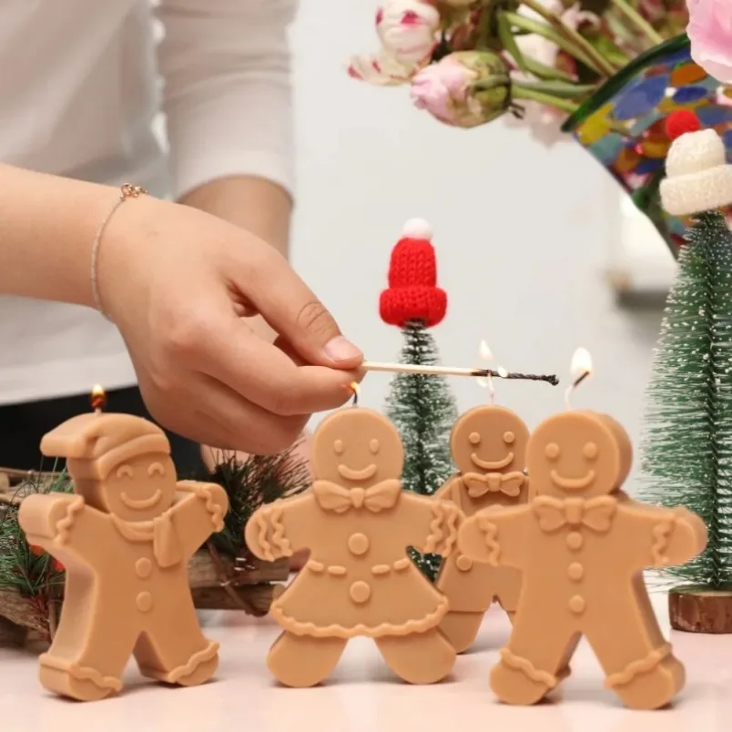 3D Smile Gingerbread Man Silic - Soap Making Things บทวิจารณ์และราคา
