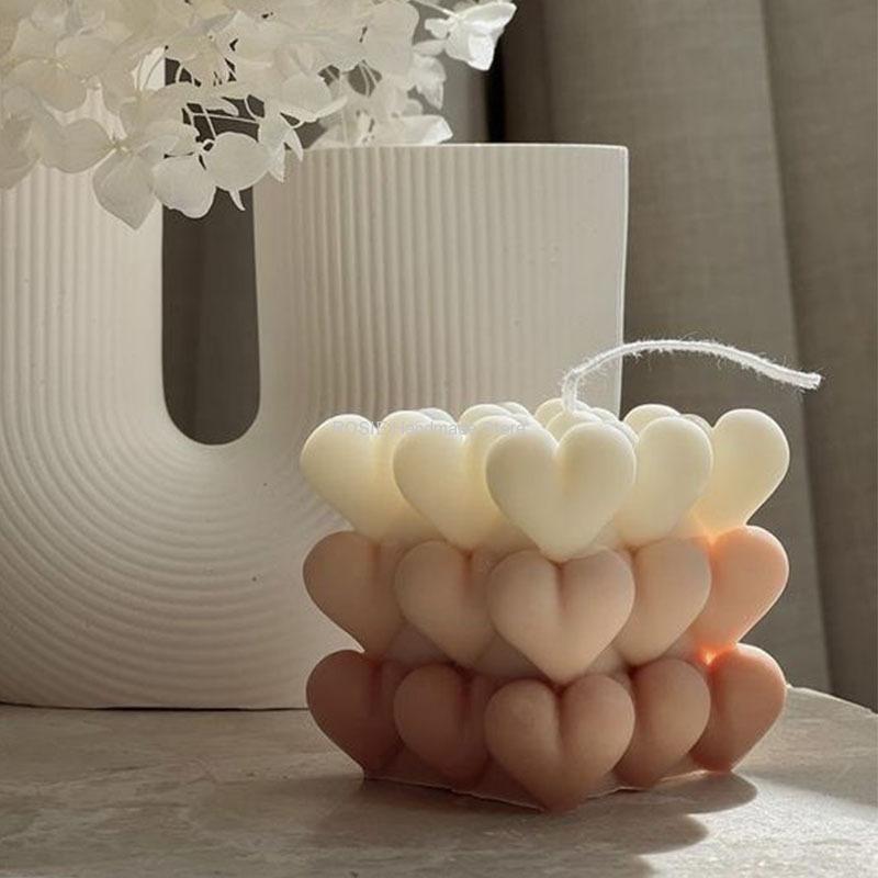 Love Silicone Candle Mold Diy  - Soap Making Things บทวิจารณ์และราคา