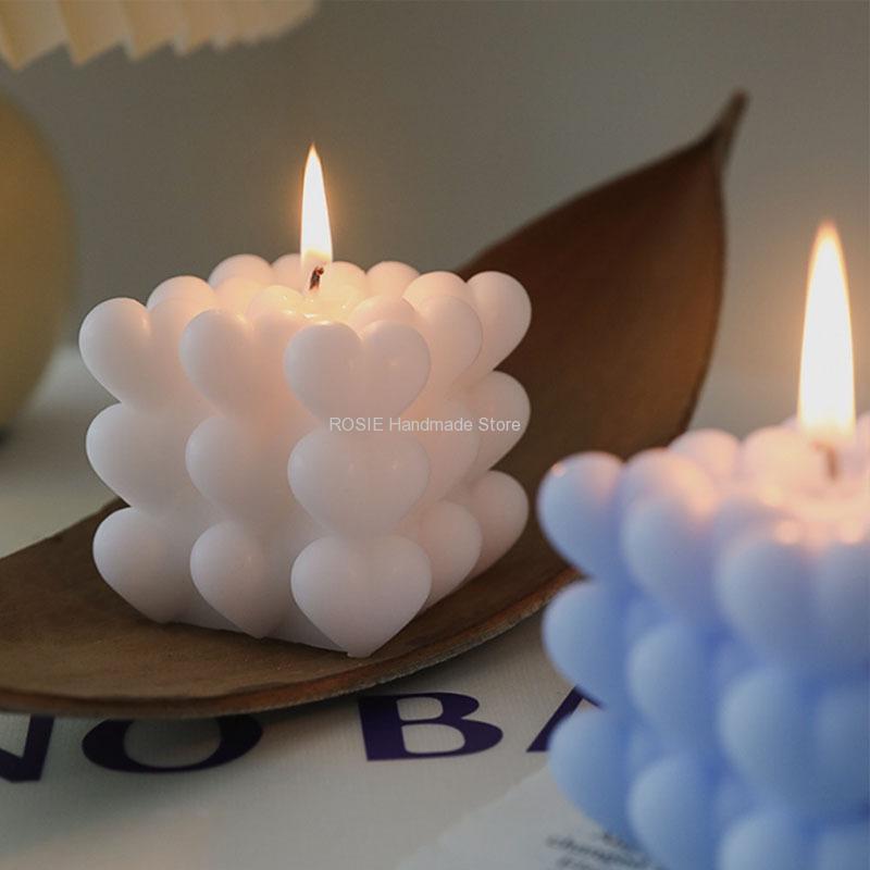Love Silicone Candle Mold Diy  - Soap Making Things บทวิจารณ์และราคา