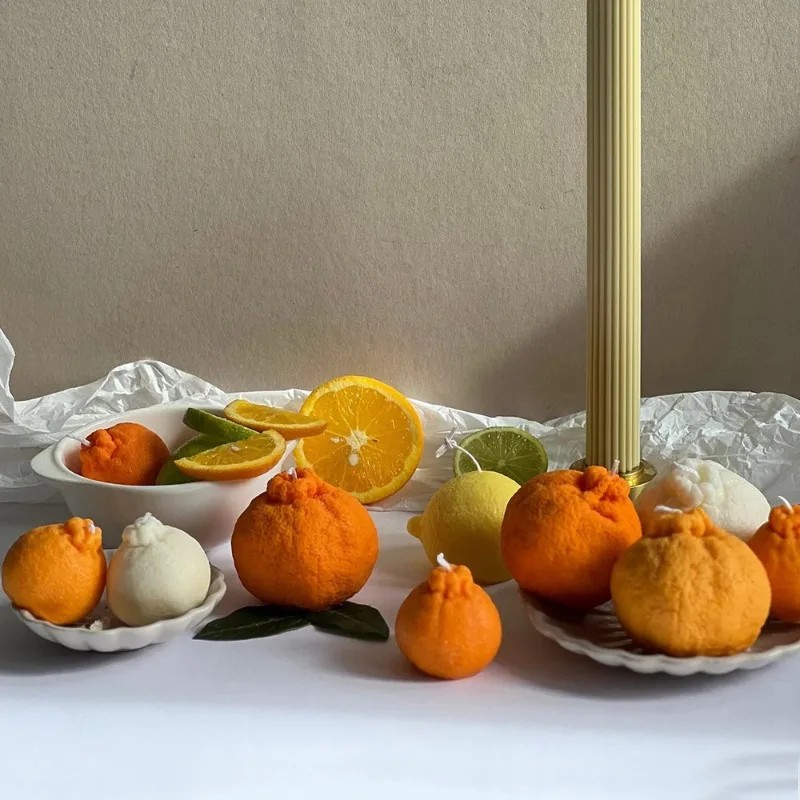 2026-Orange Fruit Candle Mold  - Soap Making Gel บทวิจารณ์และราคา