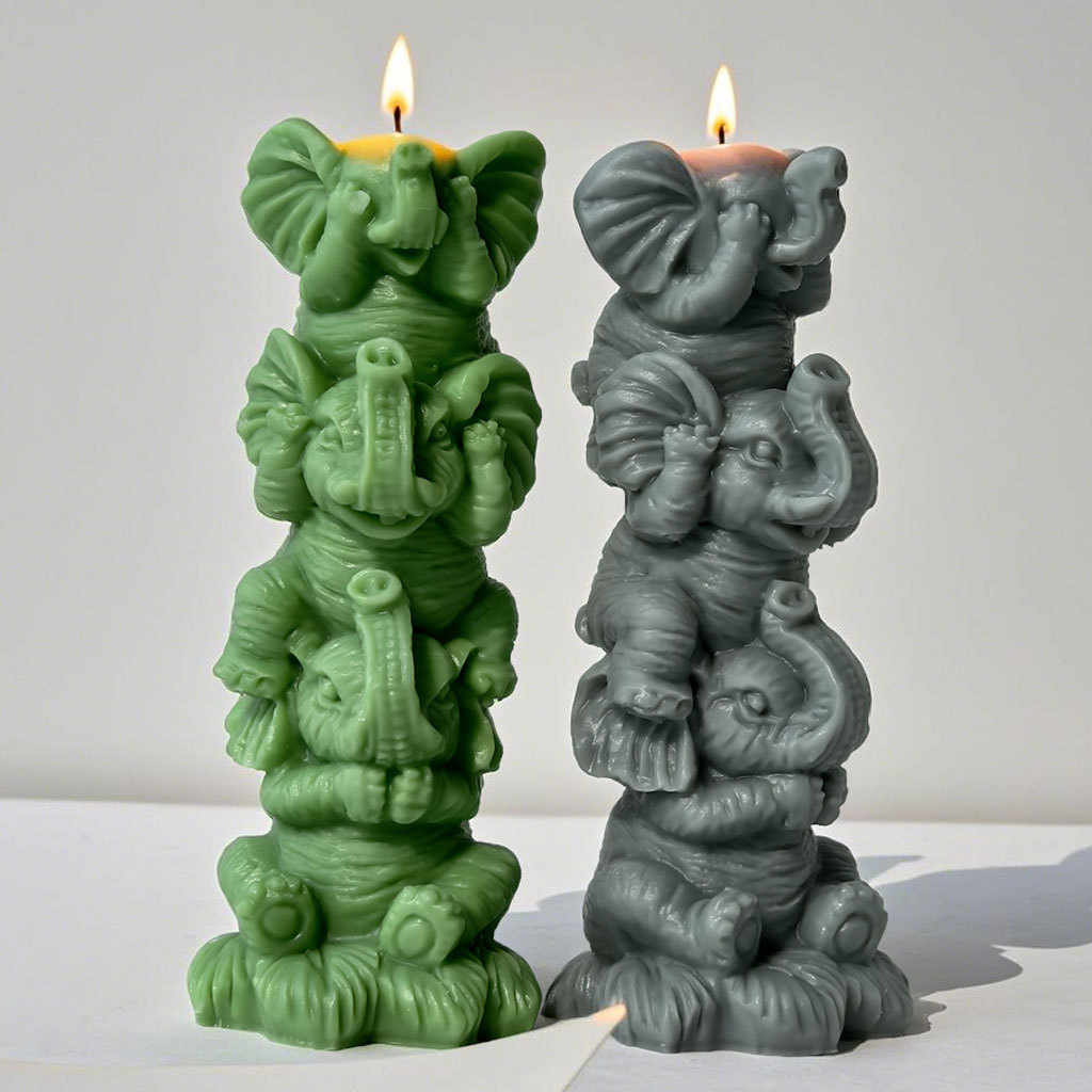 DIY Stacking Elephants Silicon - Soap Making Things บทวิจารณ์และราคา