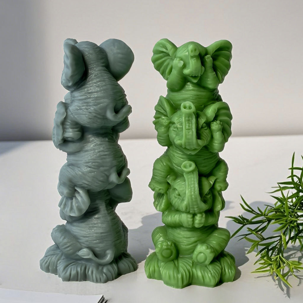 DIY Stacking Elephants Silicon - Soap Making Things บทวิจารณ์และราคา