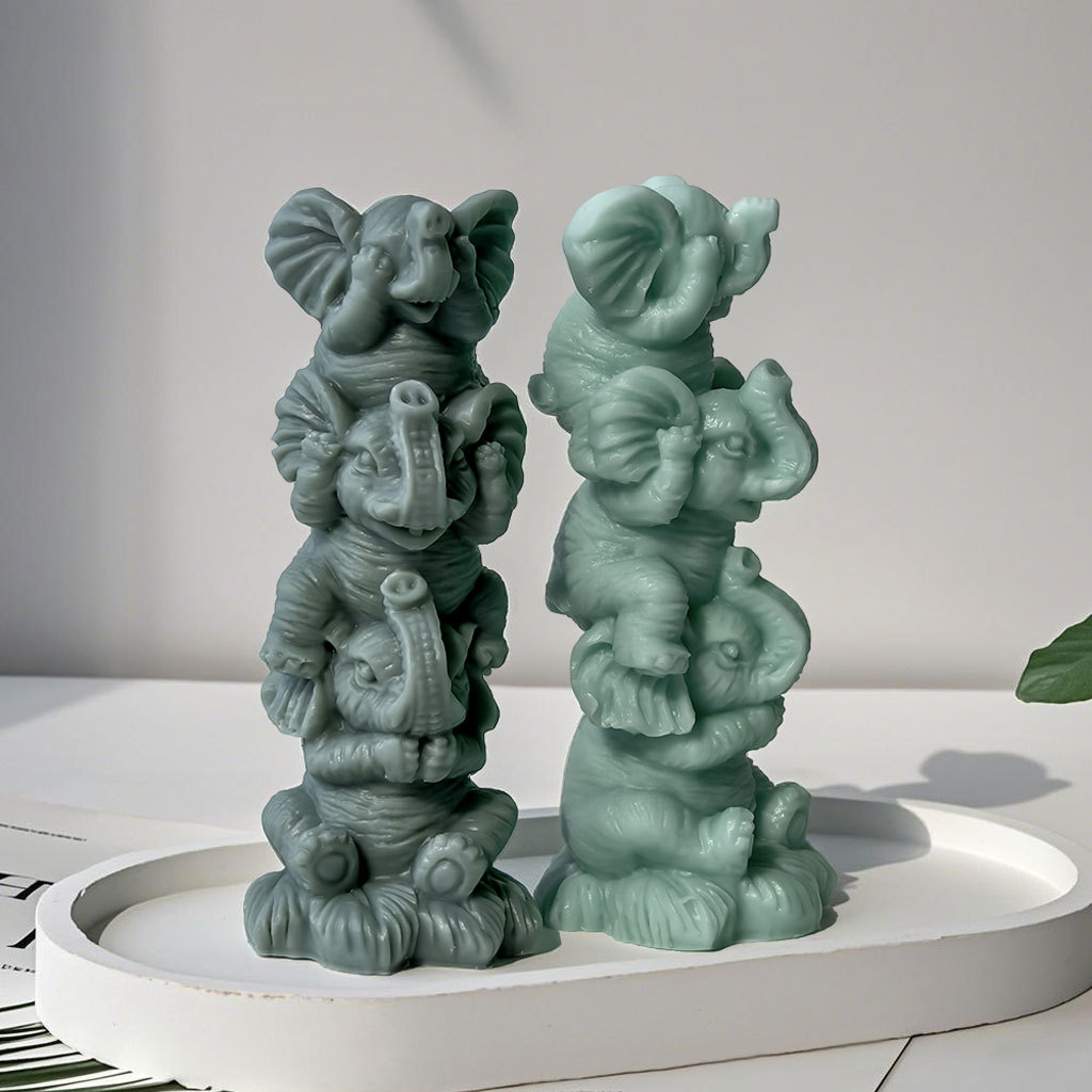 DIY Stacking Elephants Silicon - Soap Making Things บทวิจารณ์และราคา