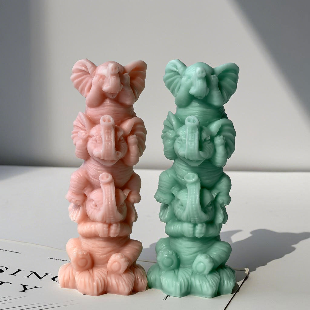DIY Stacking Elephants Silicon - Soap Making Things บทวิจารณ์และราคา