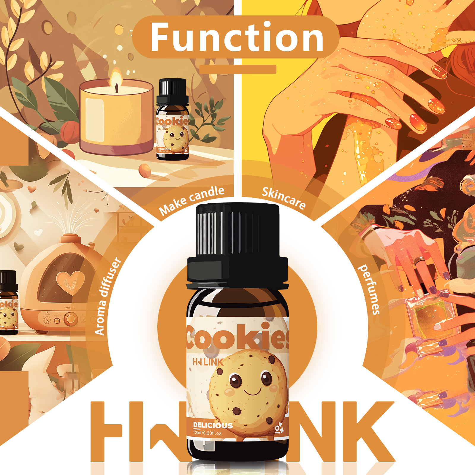 10ml Cookies Essential Oils Pe - Soap Making Fragrance Oil บทวิจารณ์และราคา
