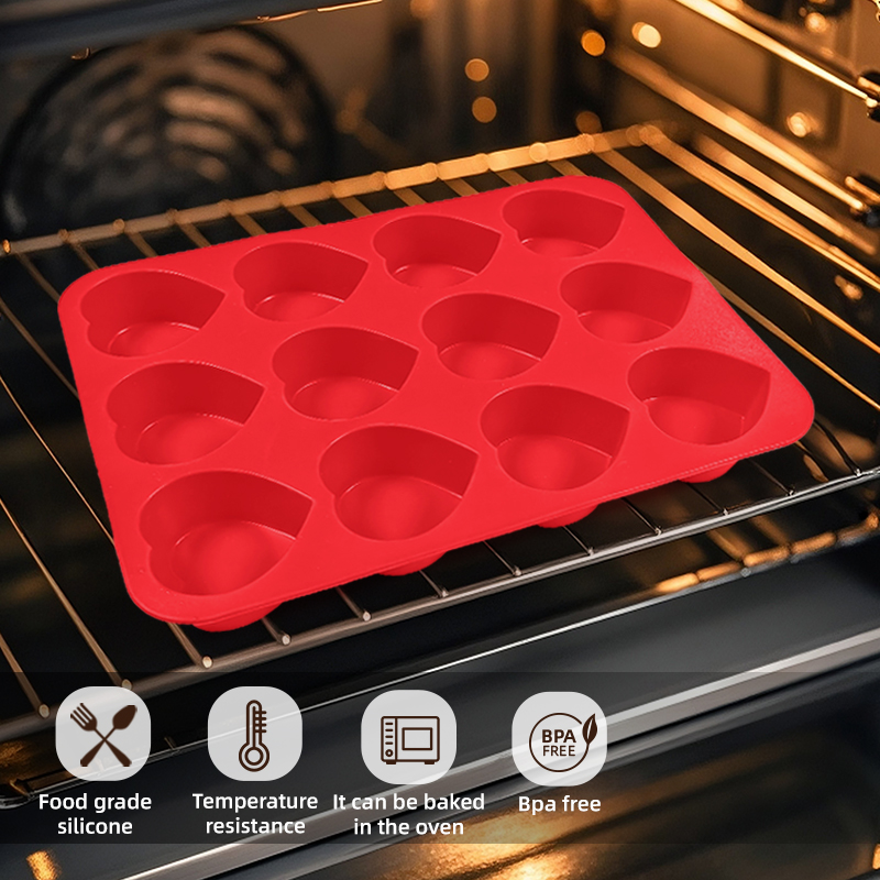 Silicone Heart Molds for Choco - Soap Making Utensils บทวิจารณ์และราคา