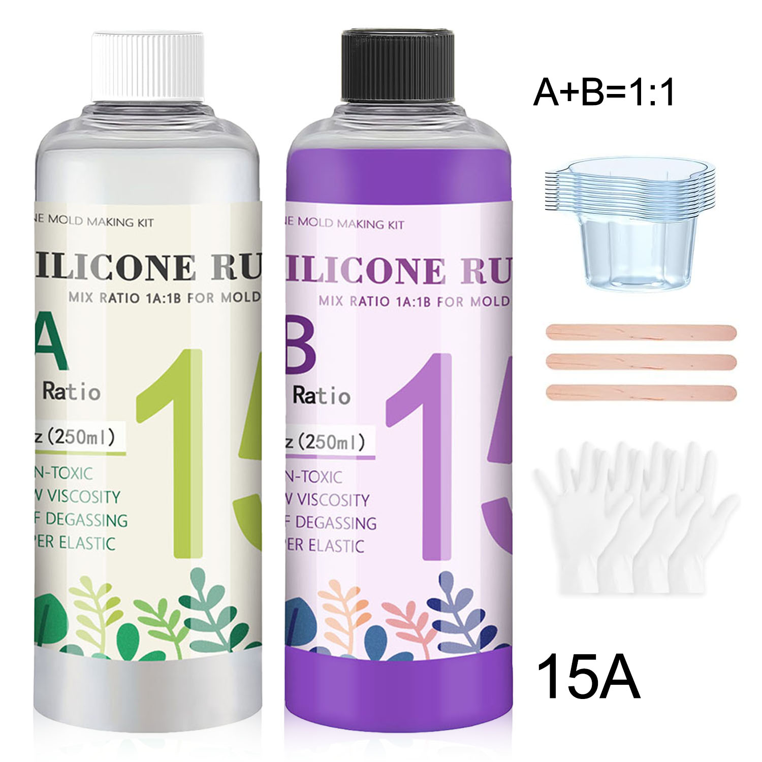 Purple Liquid Silicone Rubber  - Soap Making Book For Beginners บทวิจารณ์และราคา