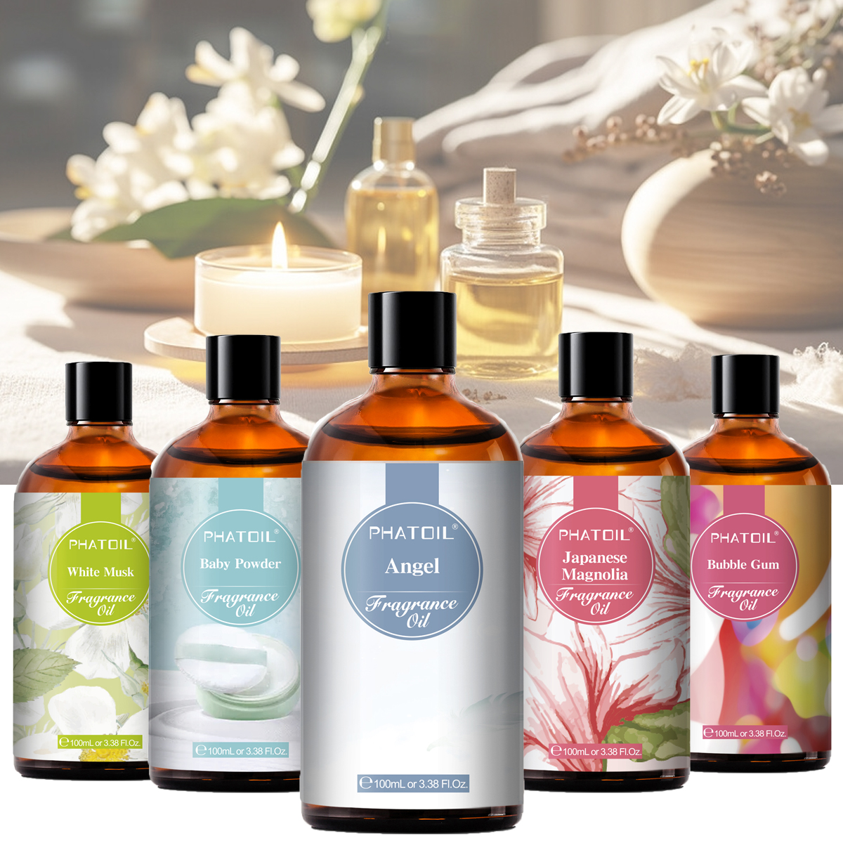 PHATOIL 100ml Aroma Fragrance  - Soap Making Fragrance Oil บทวิจารณ์และราคา
