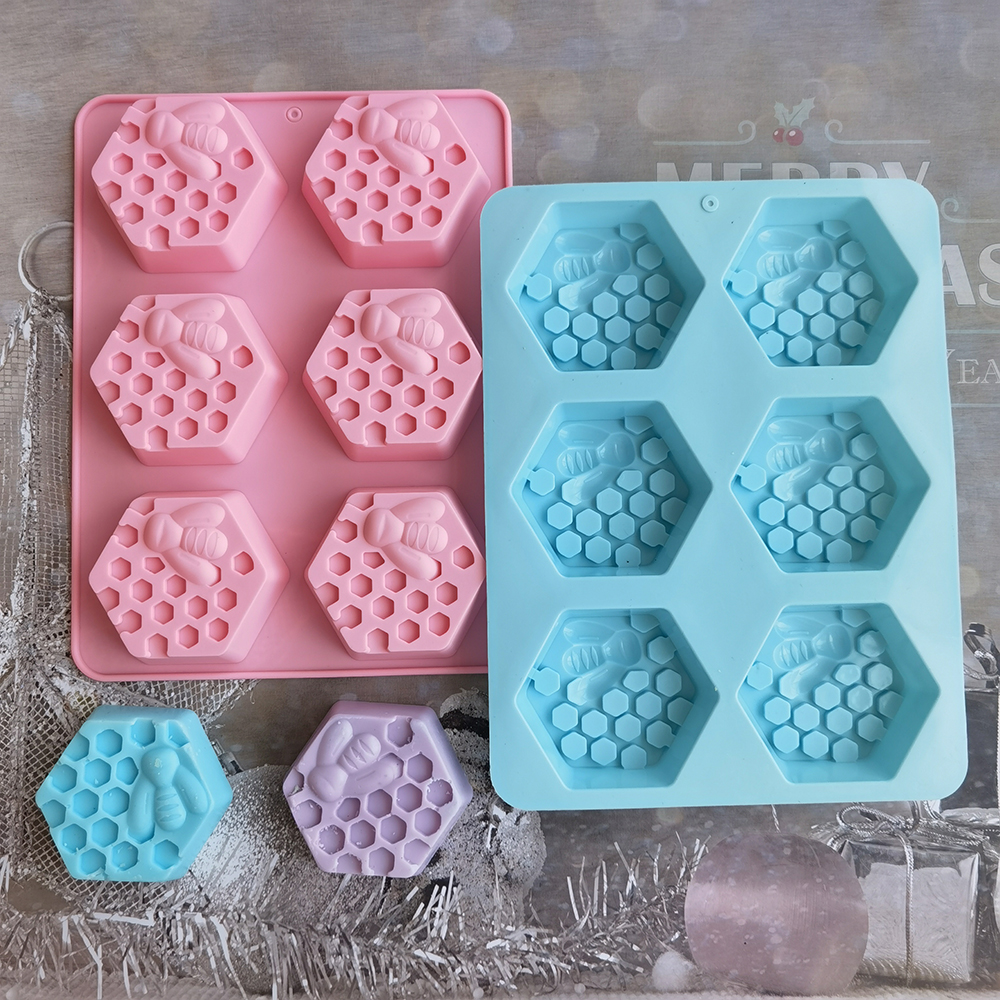 Silicone Hexagonal Bee Soap Mo - Soap Making Game บทวิจารณ์และราคา