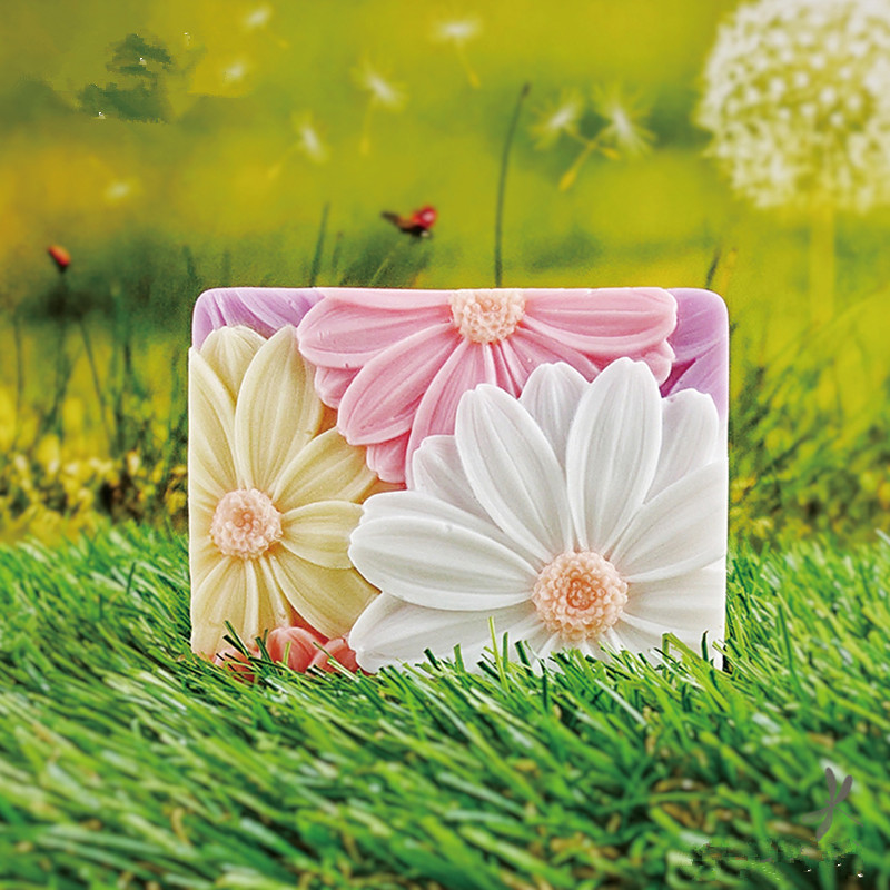 Newest!!!3d Elegant Sunflower  - Soap Making Things บทวิจารณ์และราคา