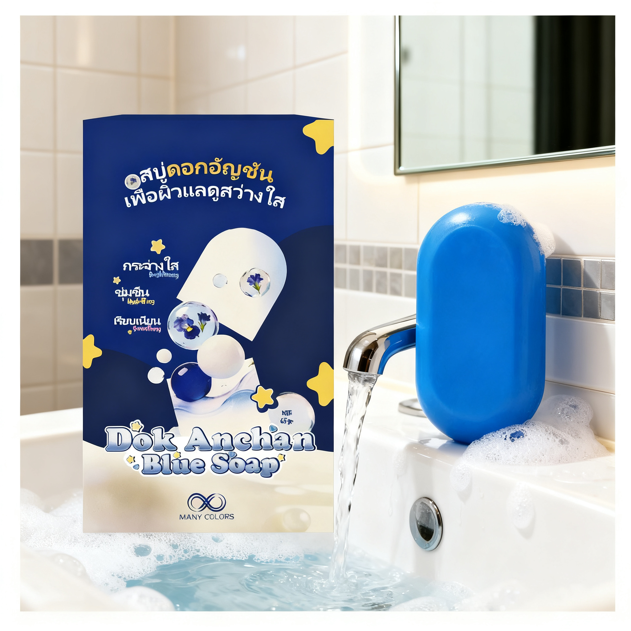 65G 1/2/3pcs Dok Anchan Blue S - Soap Making Fragrance Oil บทวิจารณ์และราคา