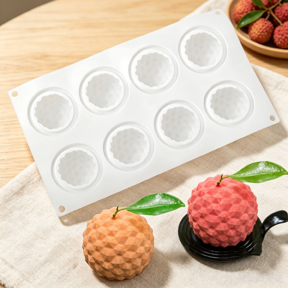 8‑Cavity Lychee Silicone Mold  - Soap Making Name บทวิจารณ์และราคา