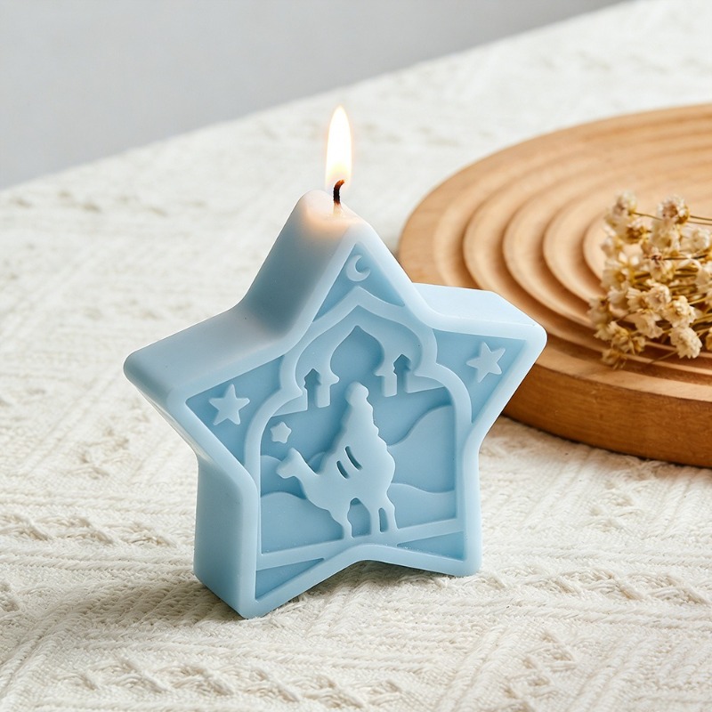 mosque candle mold soft star m - Soap Making Gel บทวิจารณ์และราคา