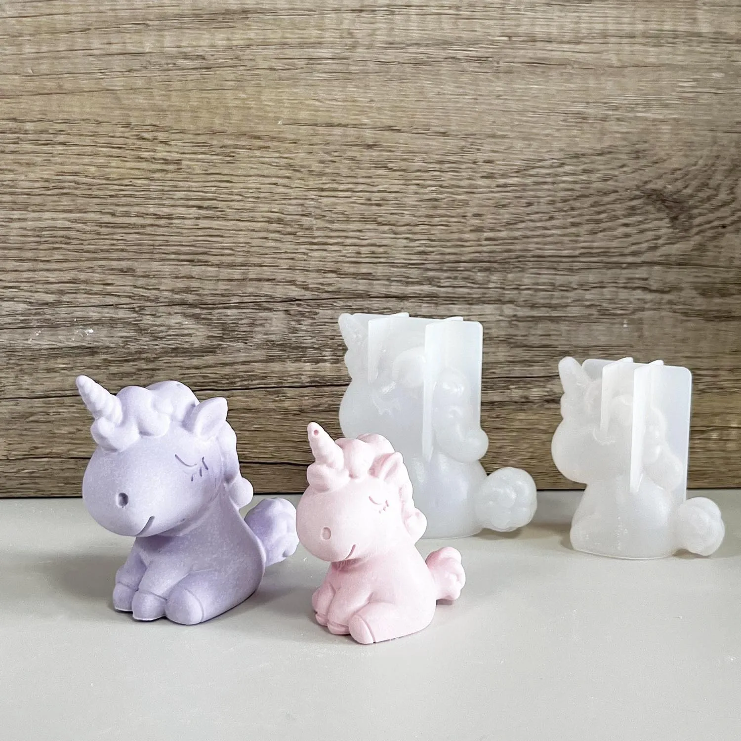 3D Geometric Silicone Unicorn  - Soap Making Name บทวิจารณ์และราคา