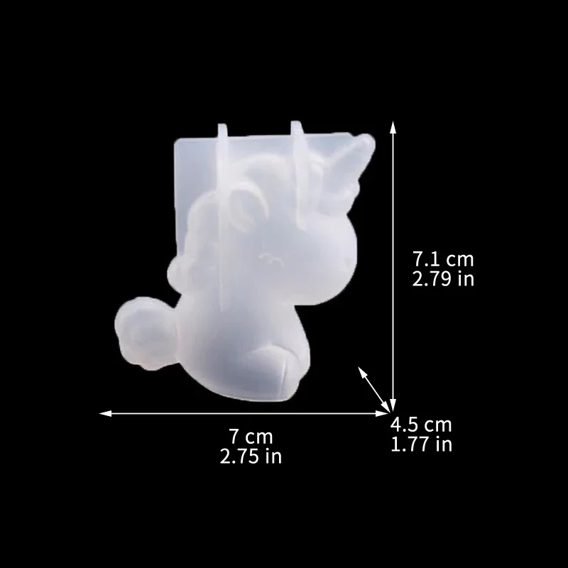 3D Geometric Silicone Unicorn  - Soap Making Name บทวิจารณ์และราคา