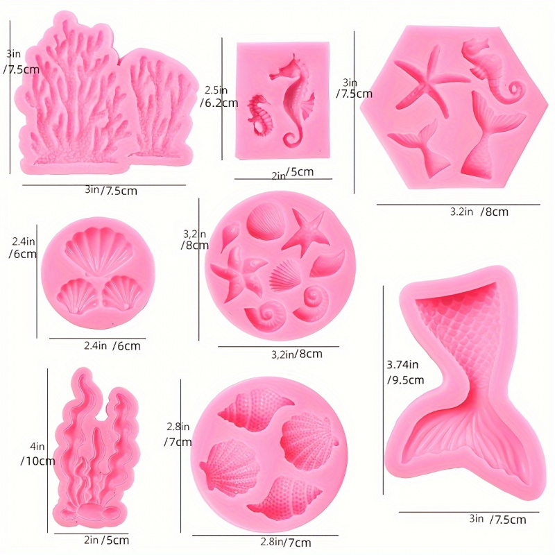 One Set8Seal fairy-shaped sili - Soap Making Gel บทวิจารณ์และราคา