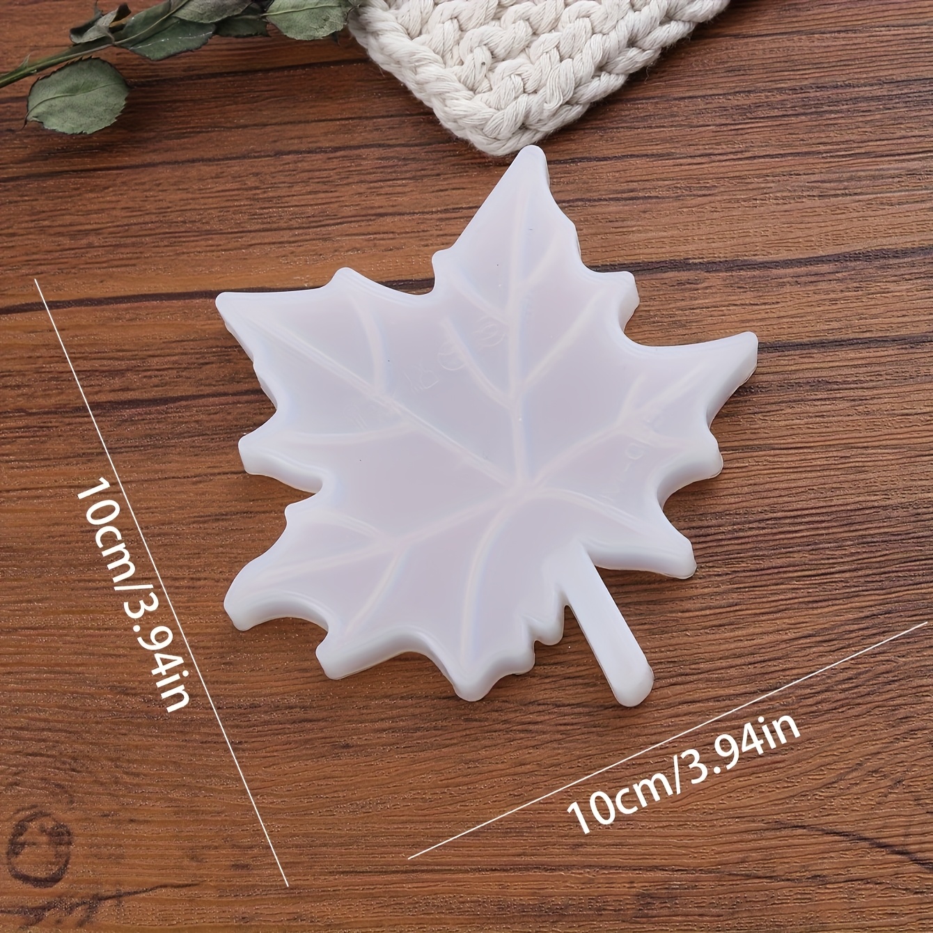 1PC Maple Leaf shaped Silicone - Soap Making Silicone Molds บทวิจารณ์และราคา