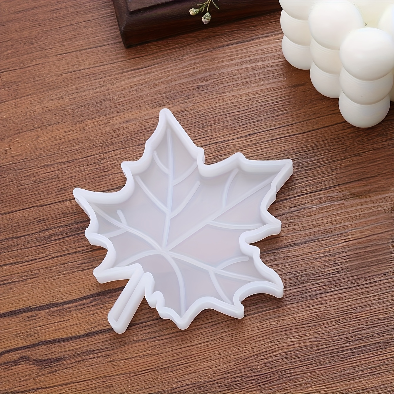 1PC Maple Leaf shaped Silicone - Soap Making Silicone Molds บทวิจารณ์และราคา