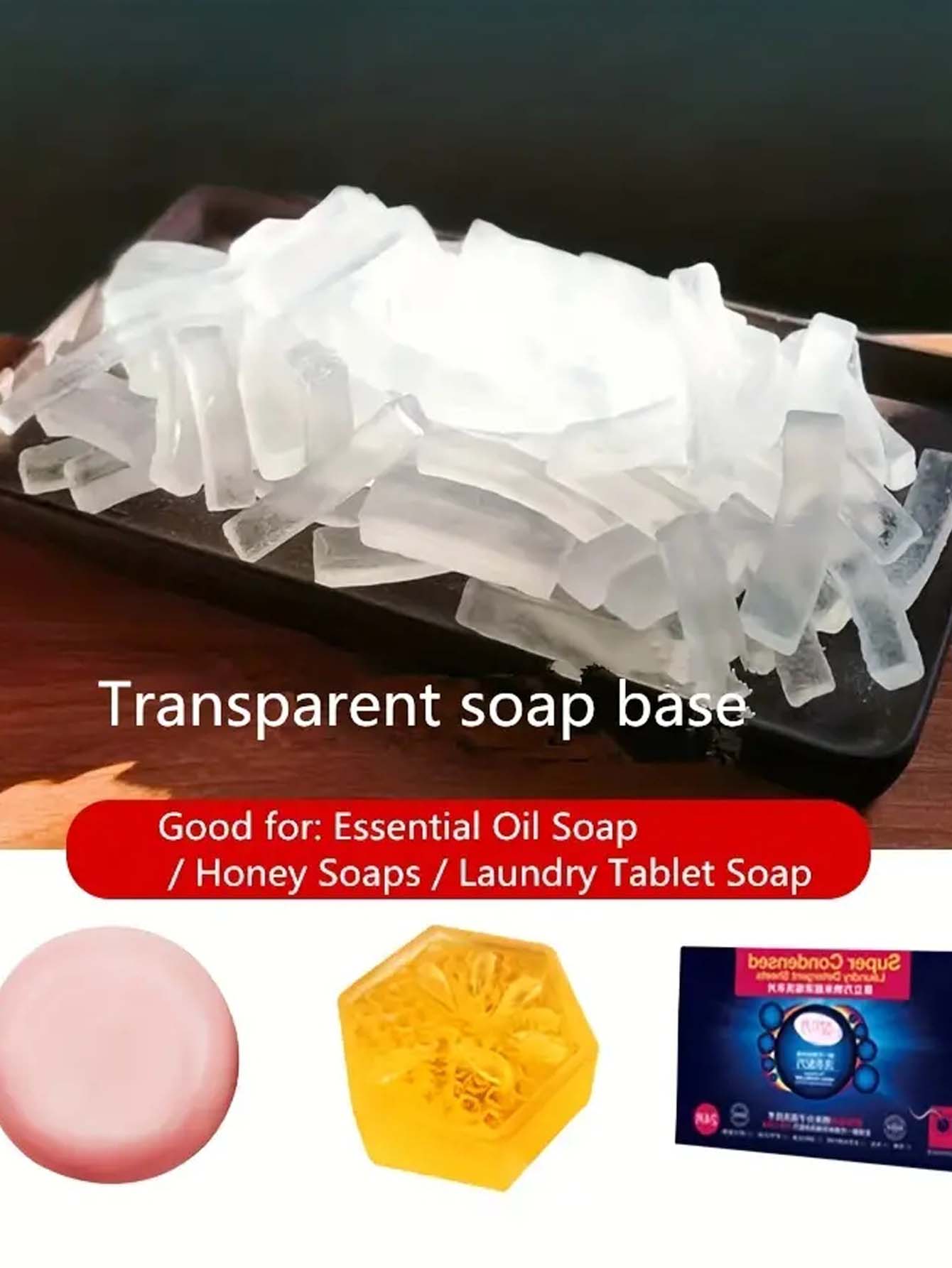 1 Bag of Clear Soap Base Soap  - Soap Making From Scratch บทวิจารณ์และราคา