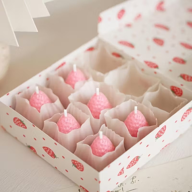 Strawberry Silicone Candle Mol - Soap Making Name บทวิจารณ์และราคา