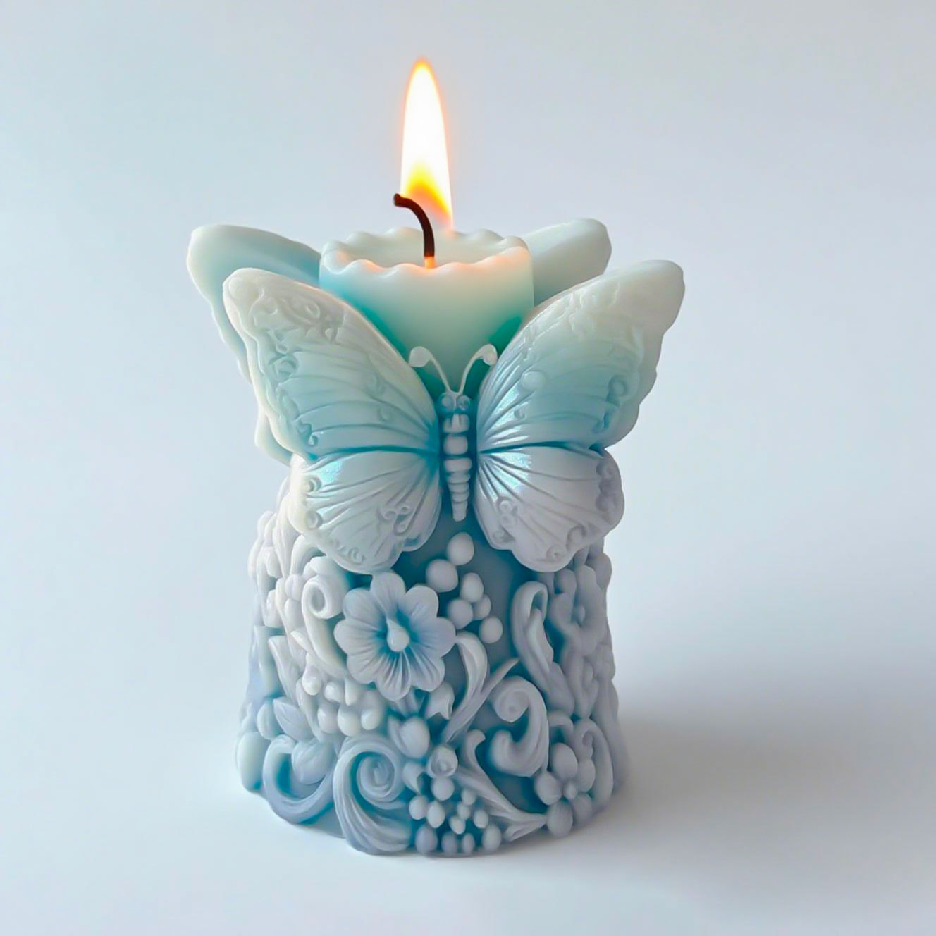 3D Butterfly Flowers Relief Cy - Soap Making Things บทวิจารณ์และราคา