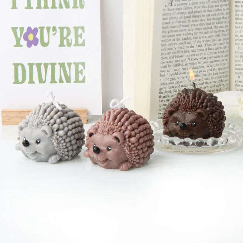 3D Cute Hedgehog Silicone Mold - Soap Making Gel บทวิจารณ์และราคา