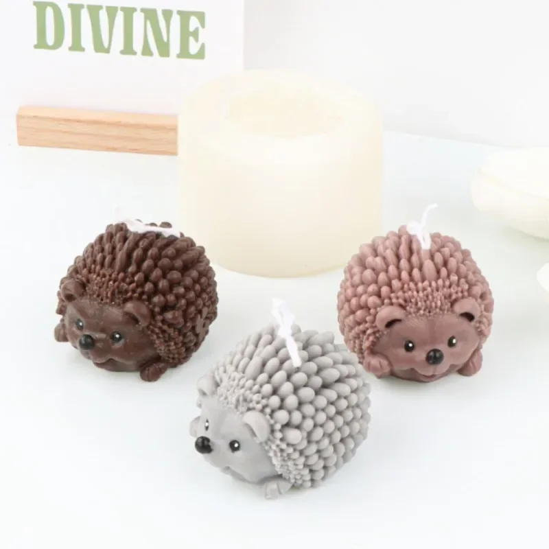 3D Cute Hedgehog Silicone Mold - Soap Making Gel บทวิจารณ์และราคา