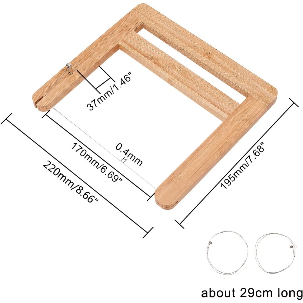 Wire Bamboo Soap Cutter Adjust - Soap Cutter Wire บทวิจารณ์และราคา
