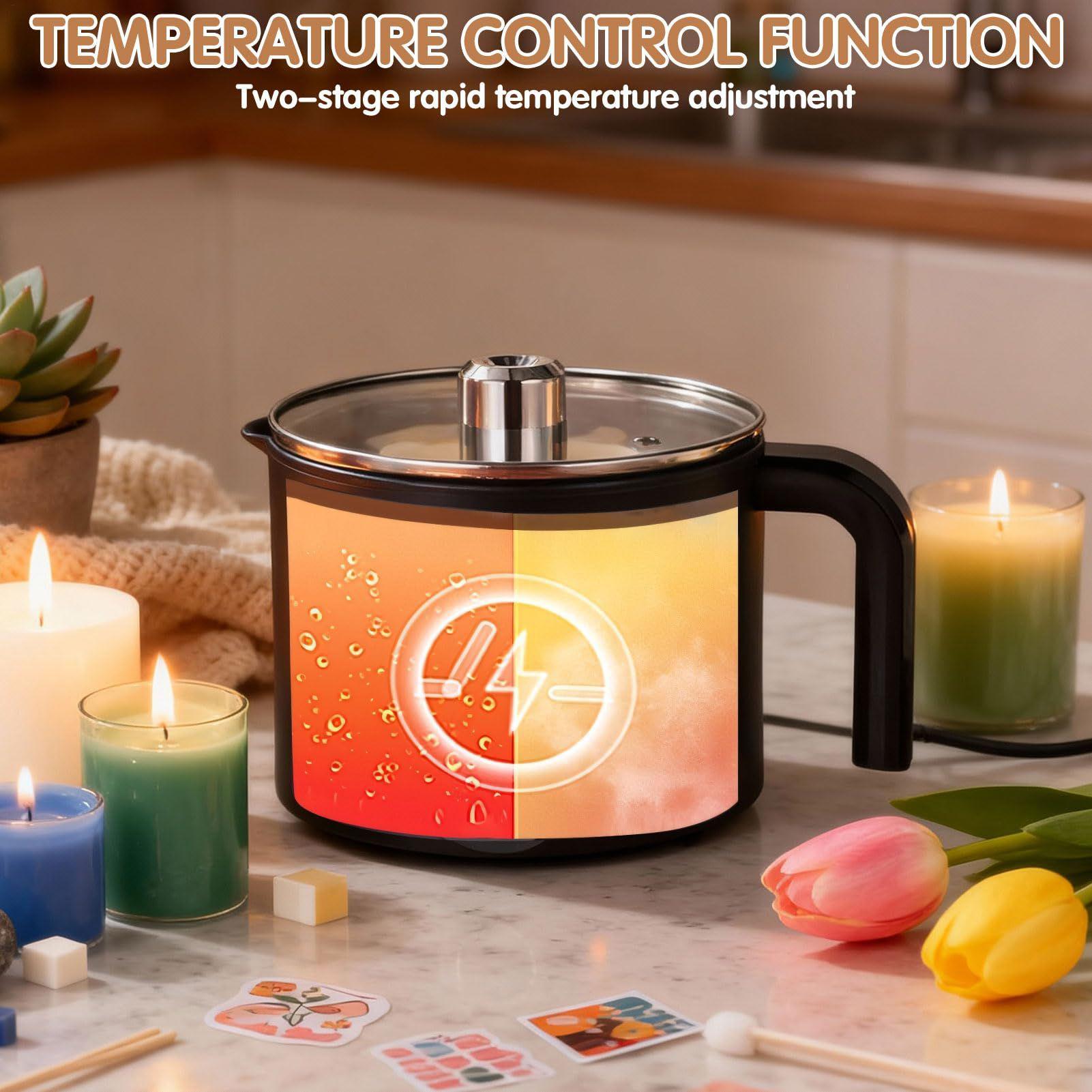 Candle Wax Melting Pot 1.5L La - Soap Making Book For Beginners บทวิจารณ์และราคา