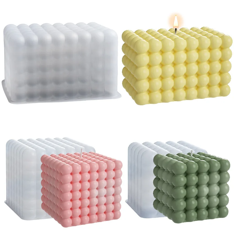 Large Bubble Cube Candles Sili - Soap Making Silicone Molds บทวิจารณ์และราคา