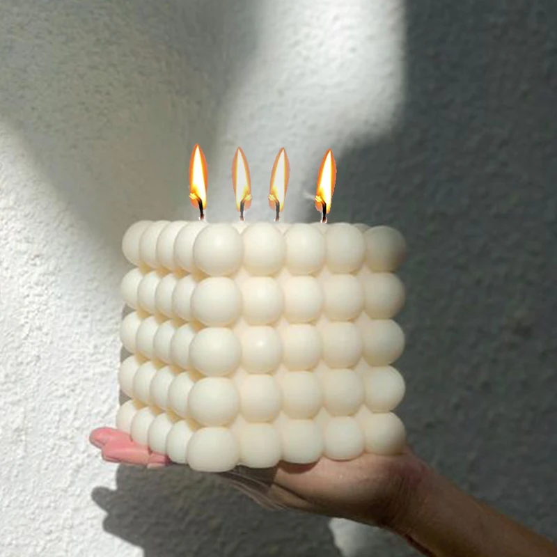 Large Bubble Cube Candles Sili - Soap Making Silicone Molds บทวิจารณ์และราคา