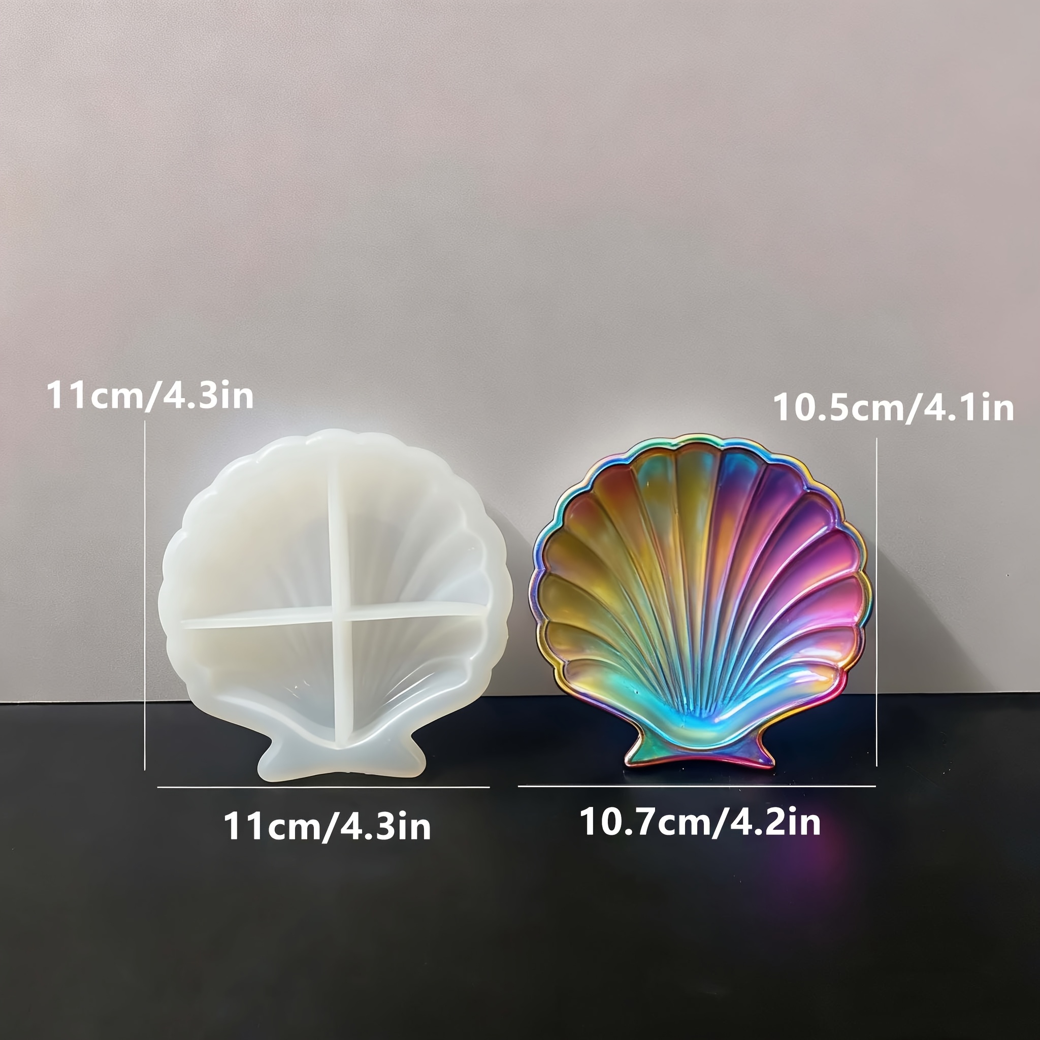 1 piece of silicone shell resi - Soap Making Name บทวิจารณ์และราคา