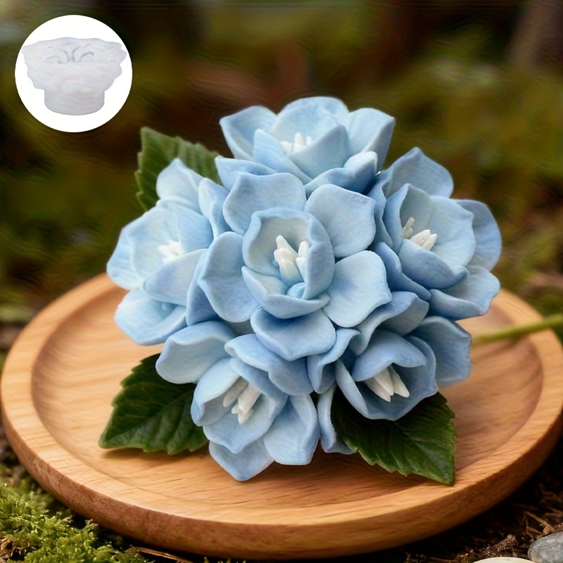 1 Hydrangea Candle Silicone Mo - Soap Making Silicone Molds บทวิจารณ์และราคา
