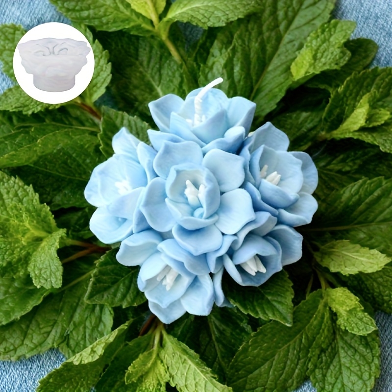 1 Hydrangea Candle Silicone Mo - Soap Making Silicone Molds บทวิจารณ์และราคา