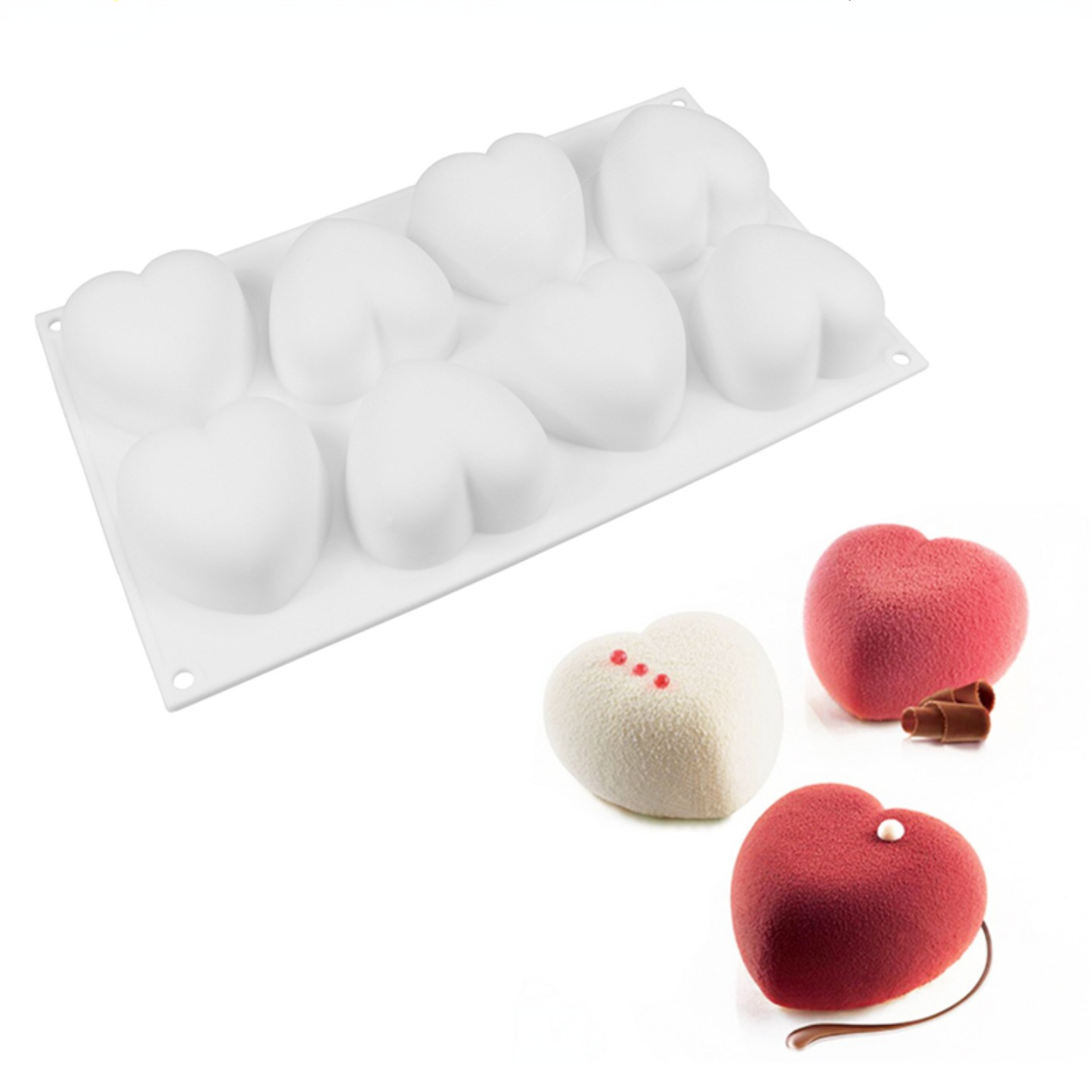Love Heart Silicone Soap Mold  - Soap Making Book For Beginners บทวิจารณ์และราคา