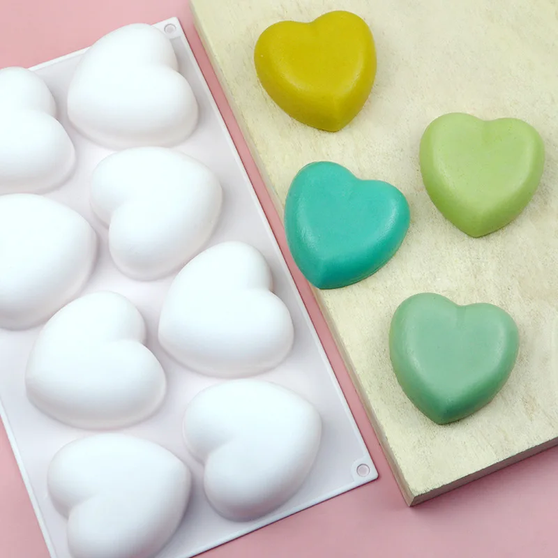 Love Heart Silicone Soap Mold  - Soap Making Book For Beginners บทวิจารณ์และราคา