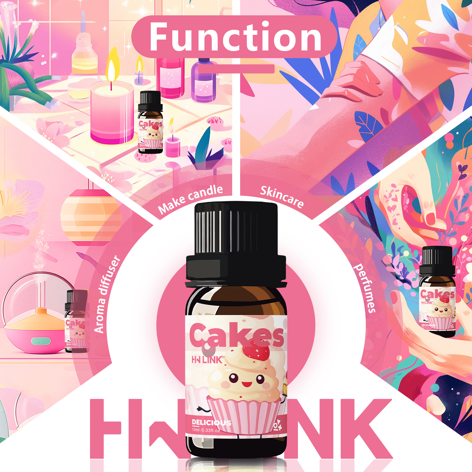 10ml Cakes Essential Oils Perf - Soap Making Fragrance Oil บทวิจารณ์และราคา