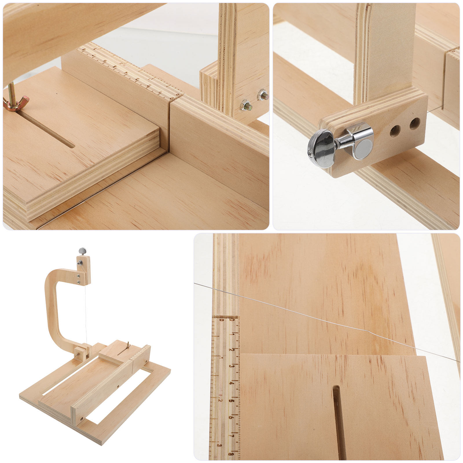 Adjustable Wooden Soap Loaf Cu - Soap Cutter Wire บทวิจารณ์และราคา