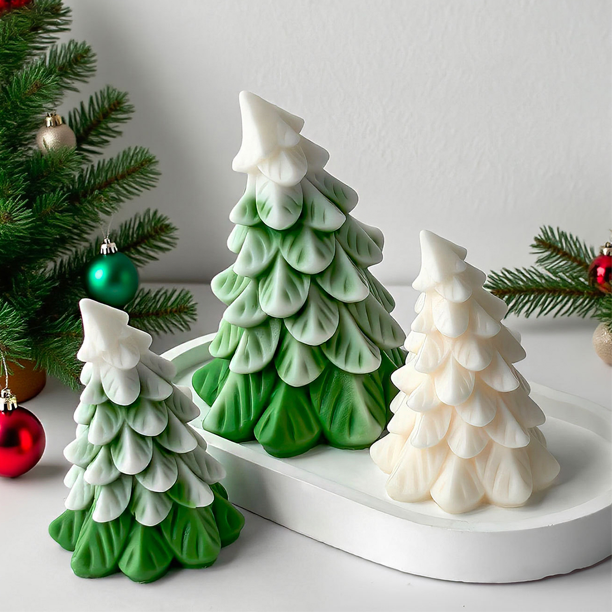 DIY Christmas Tree Silicone Mo - Soap Making Things บทวิจารณ์และราคา