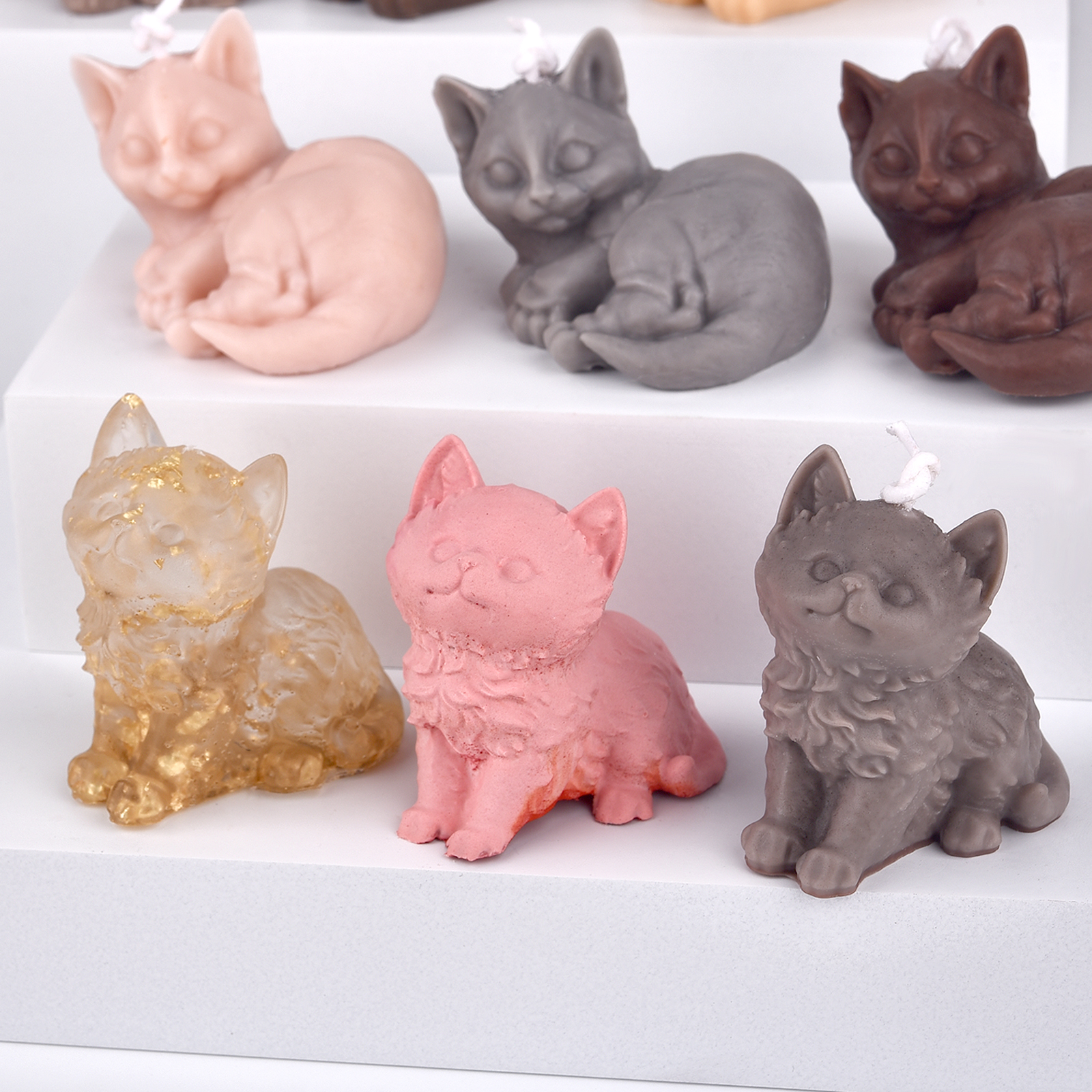 3D Dogs Cats Silicone Mold For - Soap Making Silicone Molds บทวิจารณ์และราคา