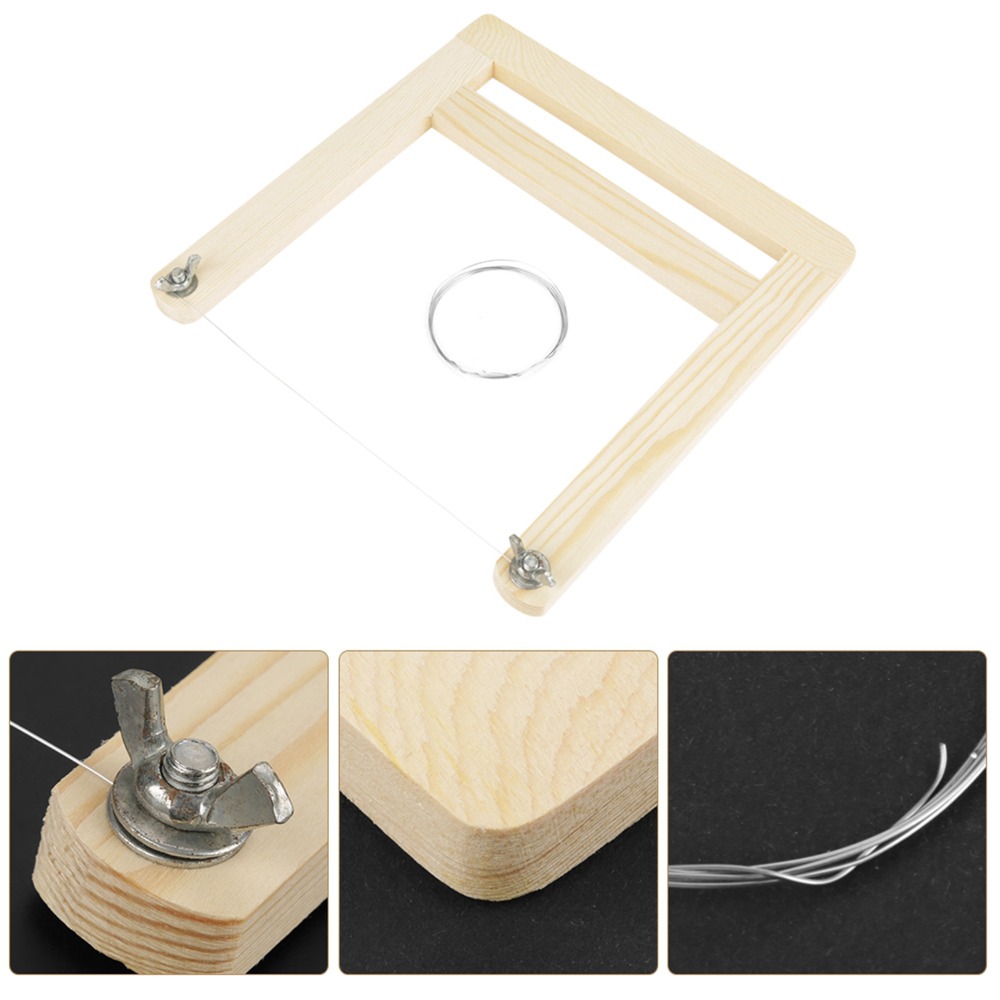 Soap Making Aids Wooden Handle - Soap Cutter Wire บทวิจารณ์และราคา